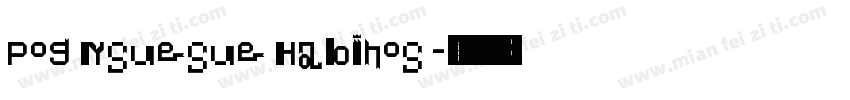 Pog Nsuesue Habinos字体转换